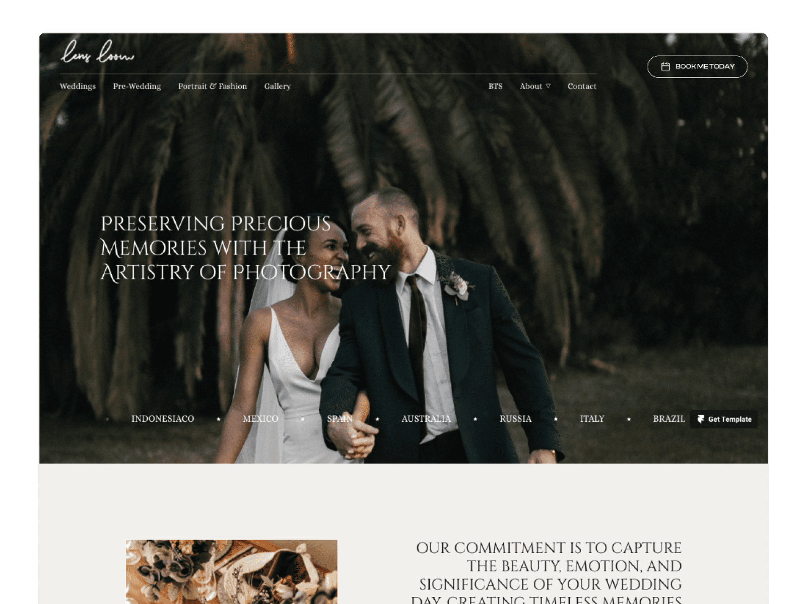 Lens Loom Framer Template