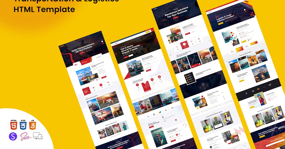 Logimax - Transportation & Logistics HTML Template