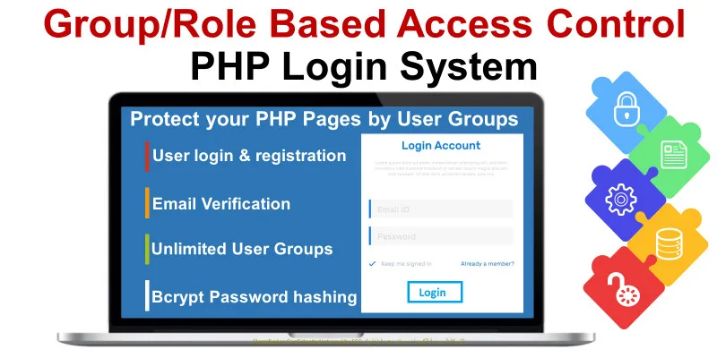 Lognix - Group based Access Control - Login System by Hafeezmlk