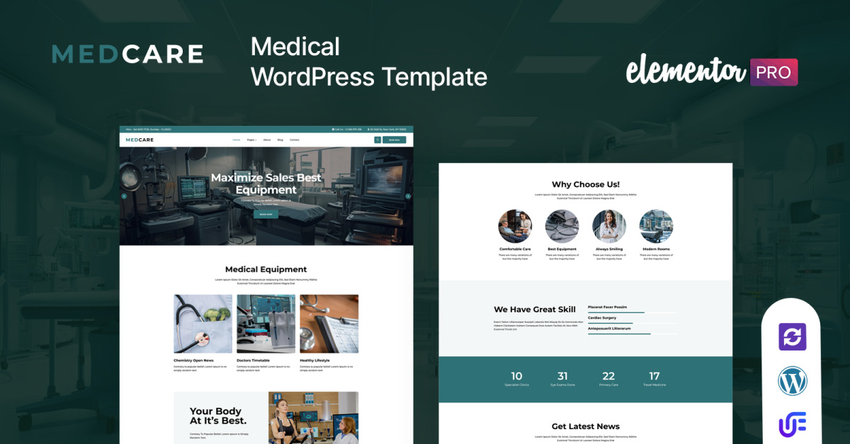 Medcare - Medical Equipment WordPress Theme - TemplateMonster