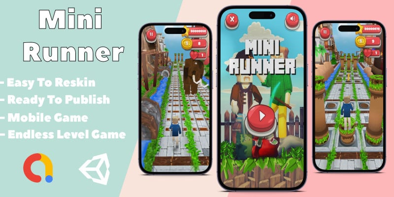 Mini Runner- Unity Source Code by Inassdream13