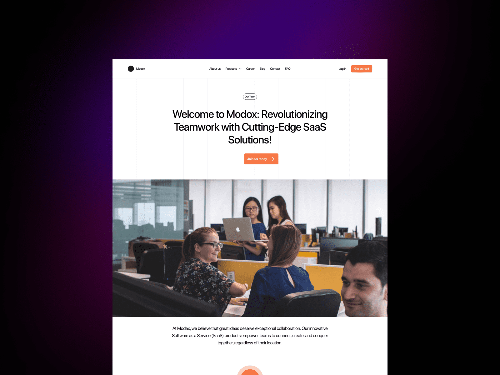Mogox Framer Template