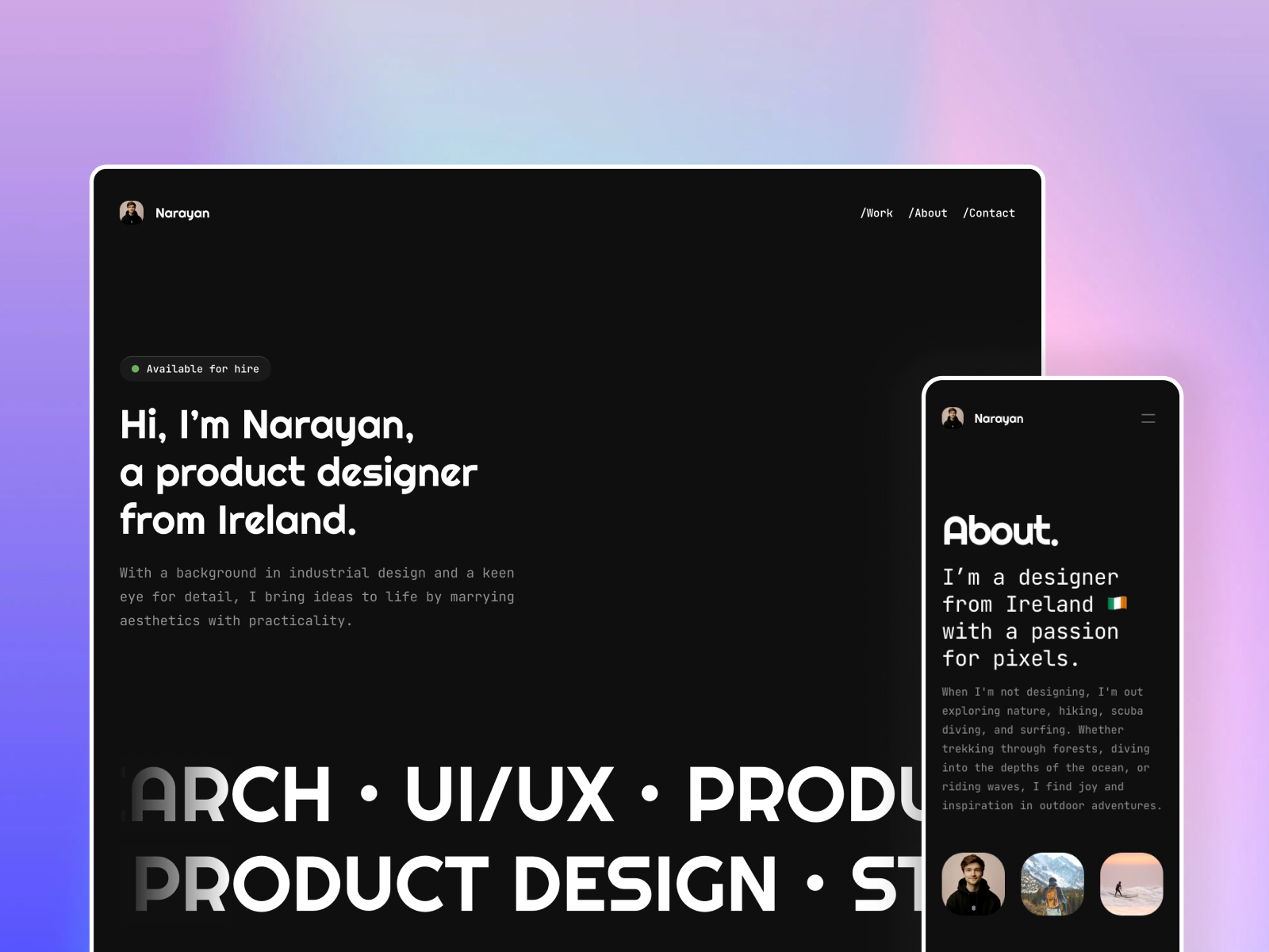 Narayan Framer Template