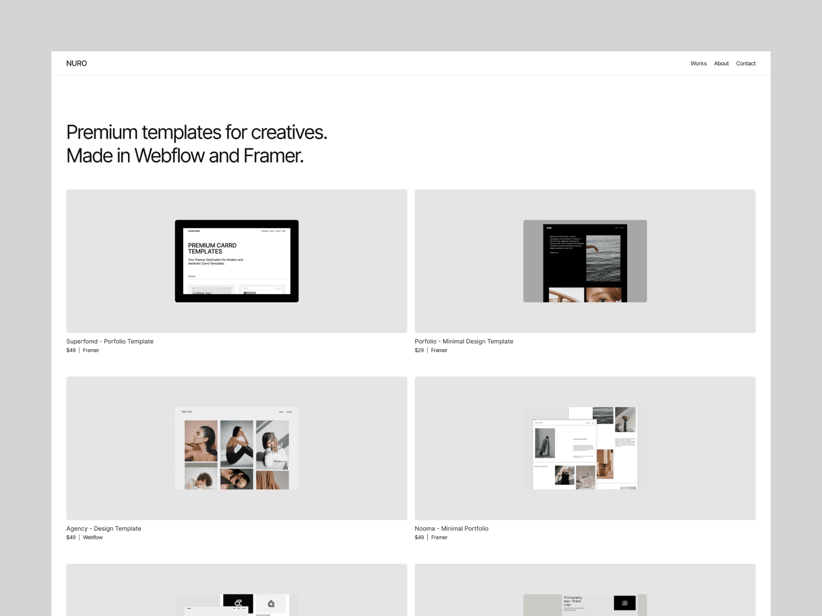 Nuro Framer Template