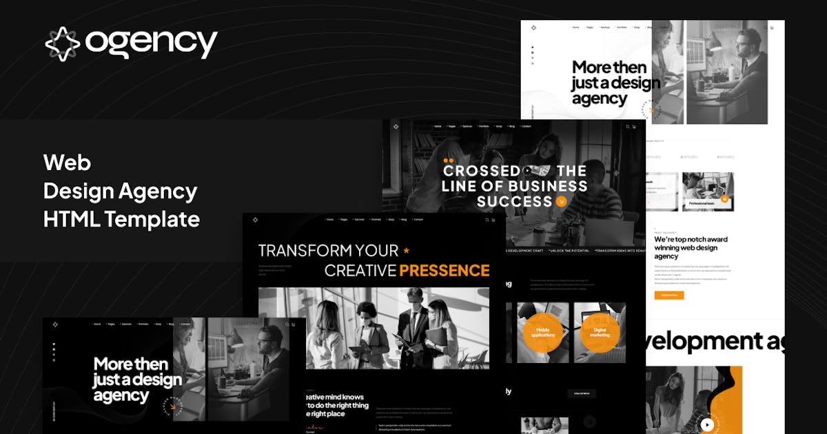 Ogency - Web Design Agency HTML Template