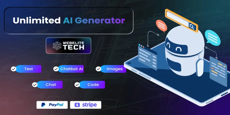 OpenAI Generator PHP Script by Webelitetech