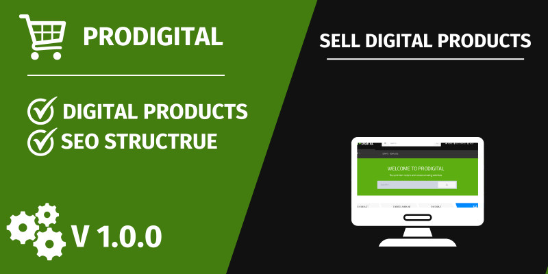 ProDigital - Digital Products Marketplace Script by Holocode