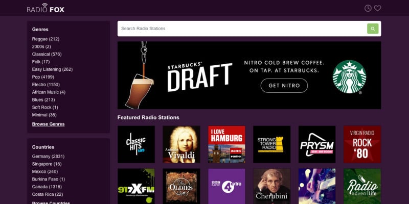 Radio Fox - Radio Portal by Foxartstudios