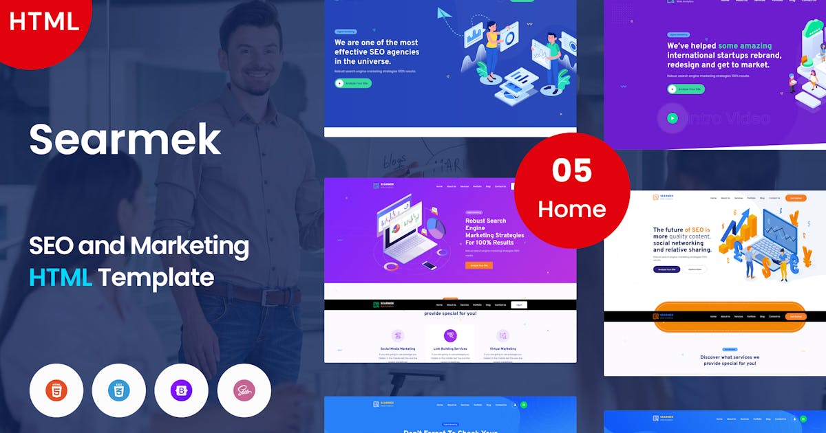 Searmek - SEO and Marketing Template