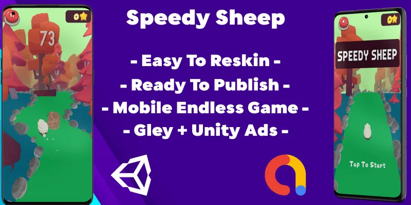 Speedy Sheep - Unity Template by Inassdream13