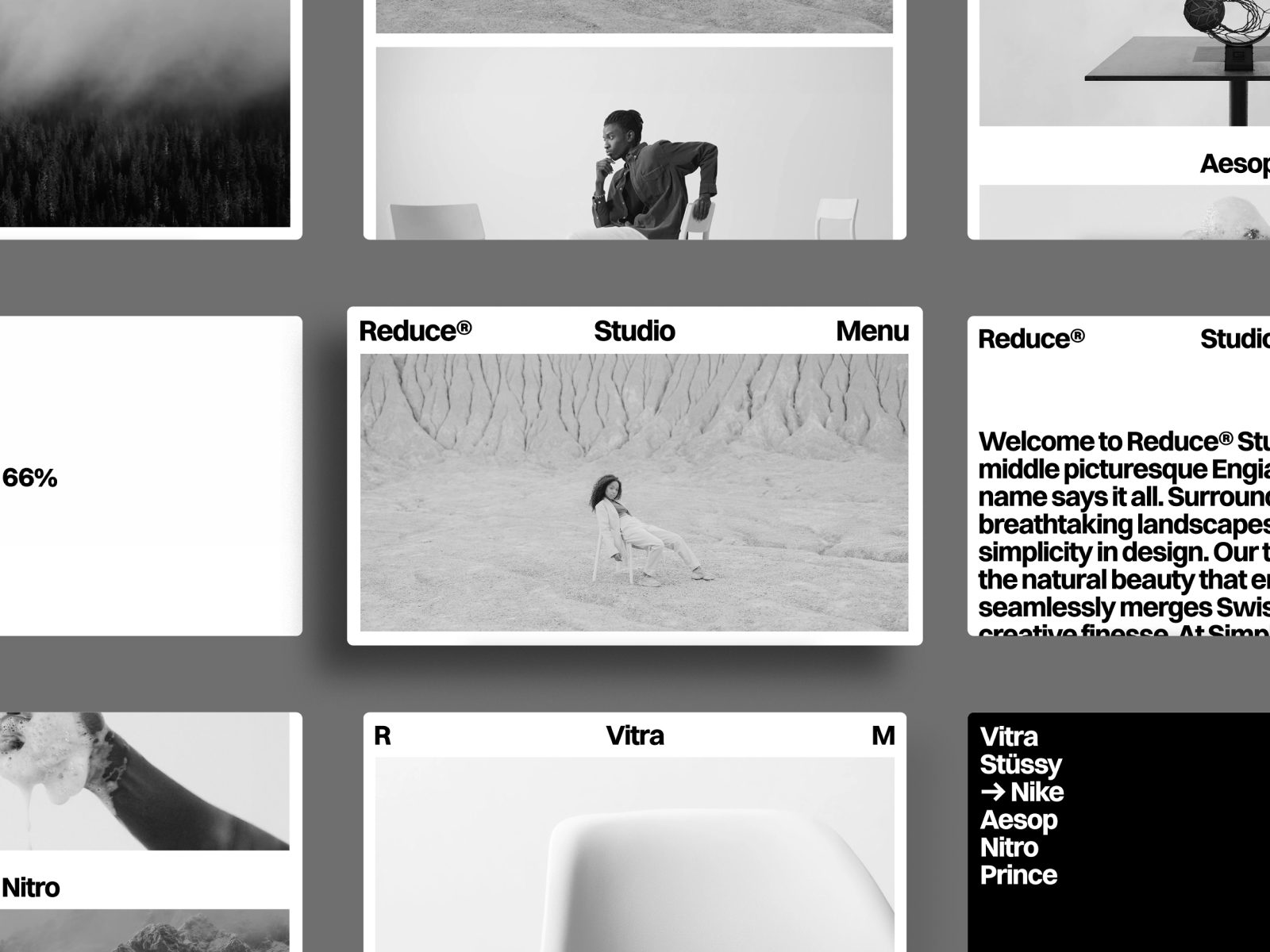 Swiss Reduce Framer Template