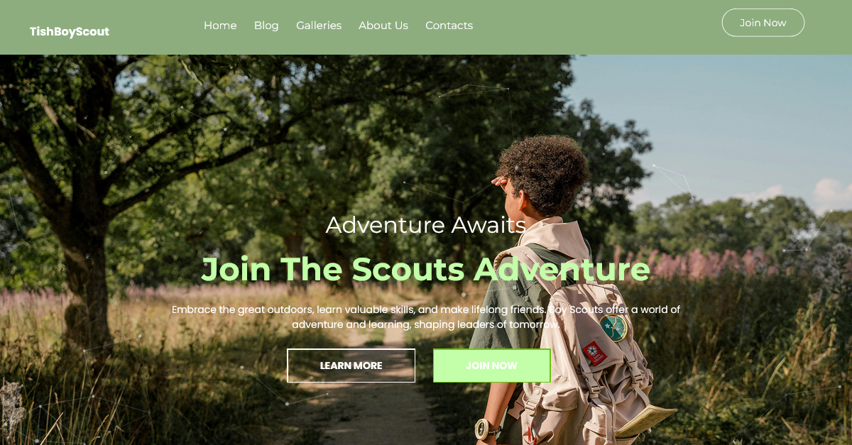 TishBoyScout - Boy Scout WordPress Theme - TemplateMonster