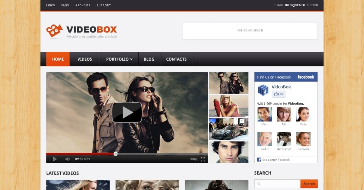 Video Gallery WordPress Theme #40957 - TemplateMonster