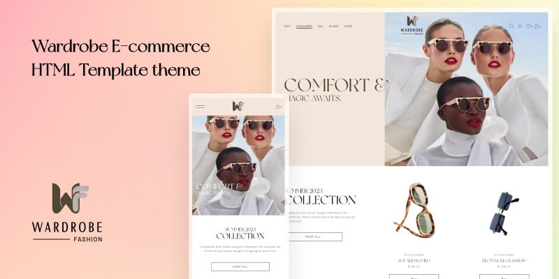 Wardrobe Fashion - Website HTMLTemplate by Webbycrownsolutions