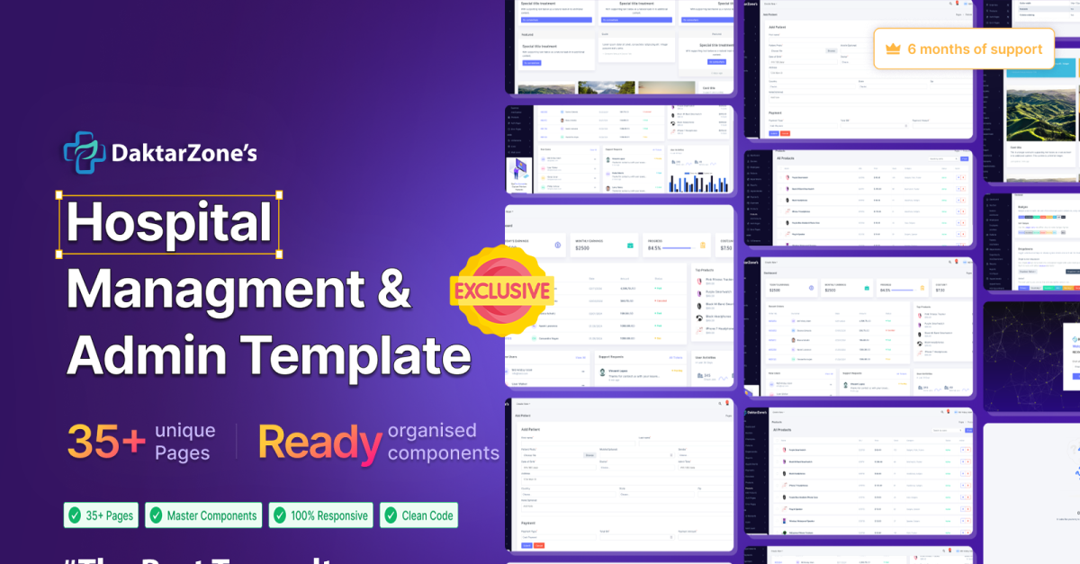 DaktarZone's - Hospital Managment & Admin Template