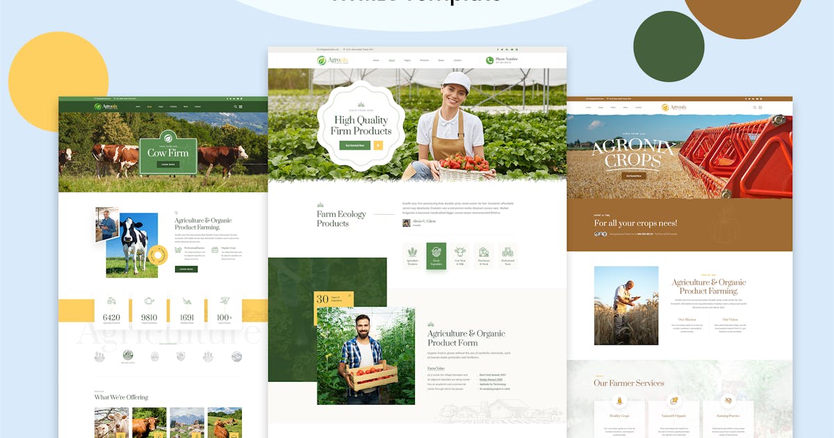 Agronix - Organic Farm Agriculture HTML5 Template