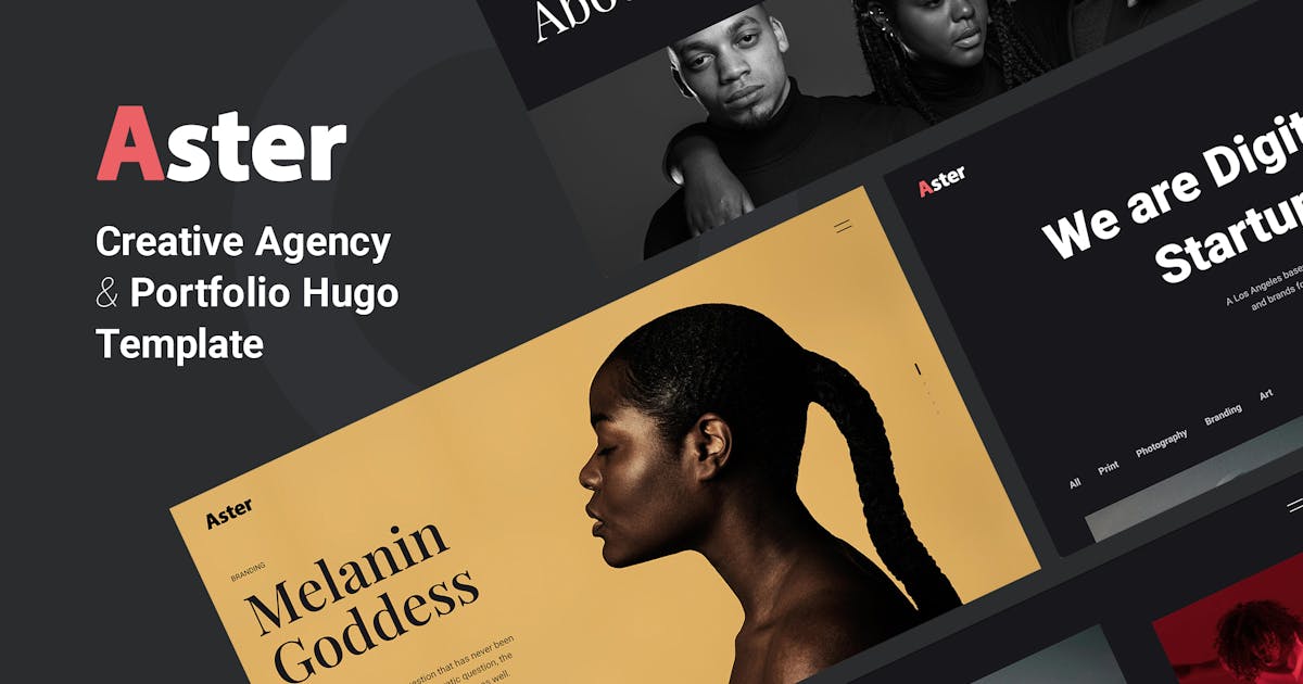 Aster - Creative Portfolio Agency Hugo Theme