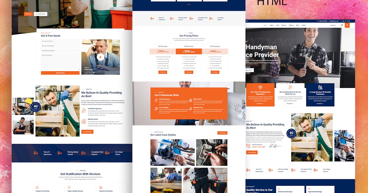 Binter - Renovation & Building Services Template