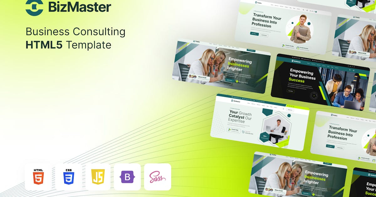 BizMaster - Consulting Business HTML Template