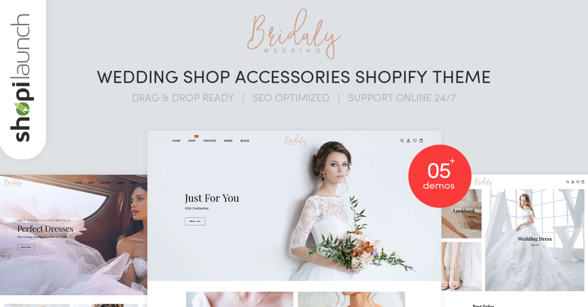Bridaly - Wedding Shop Accessories Responsive Shopify Theme