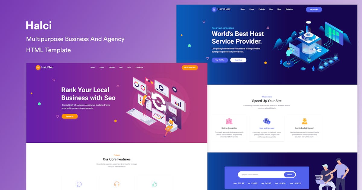 Creative HTML5 Template for Saas, Startup & Agency