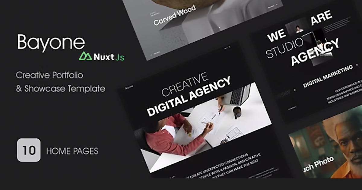 Creative Portfolio Nuxtjs Template