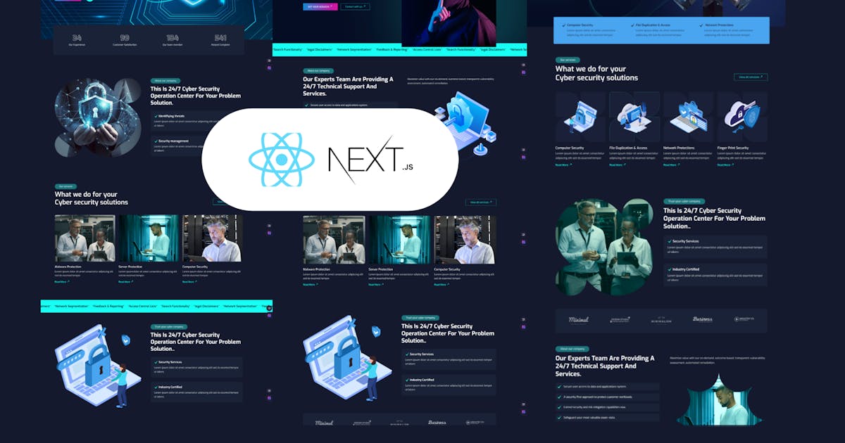 Cybal - Cyber Security Next js Template