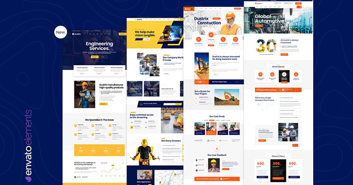 Dustrix - Construction & Industry HTML Template