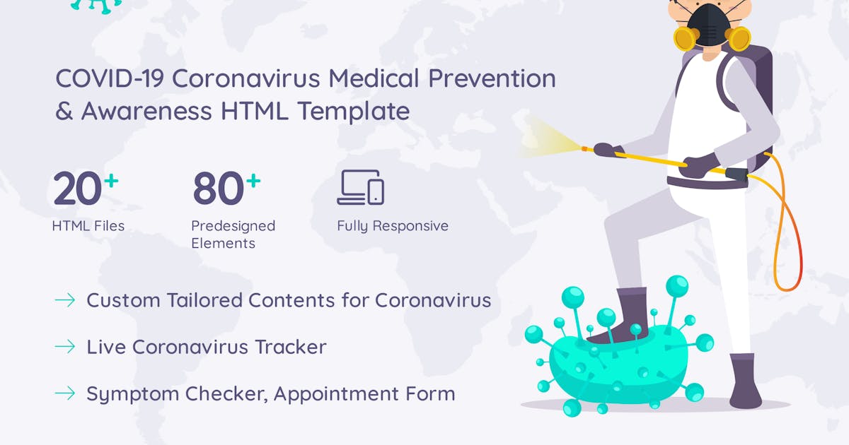 Epimed Coronavirus HTML Template