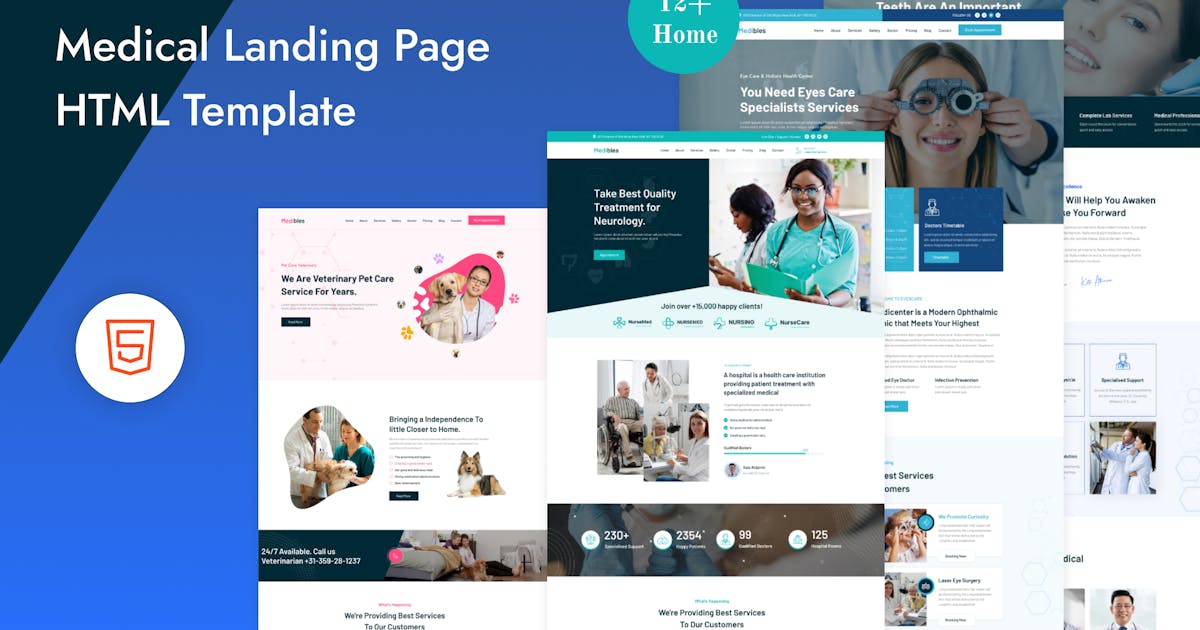 Evencare - Medical Landing Page HTML Template