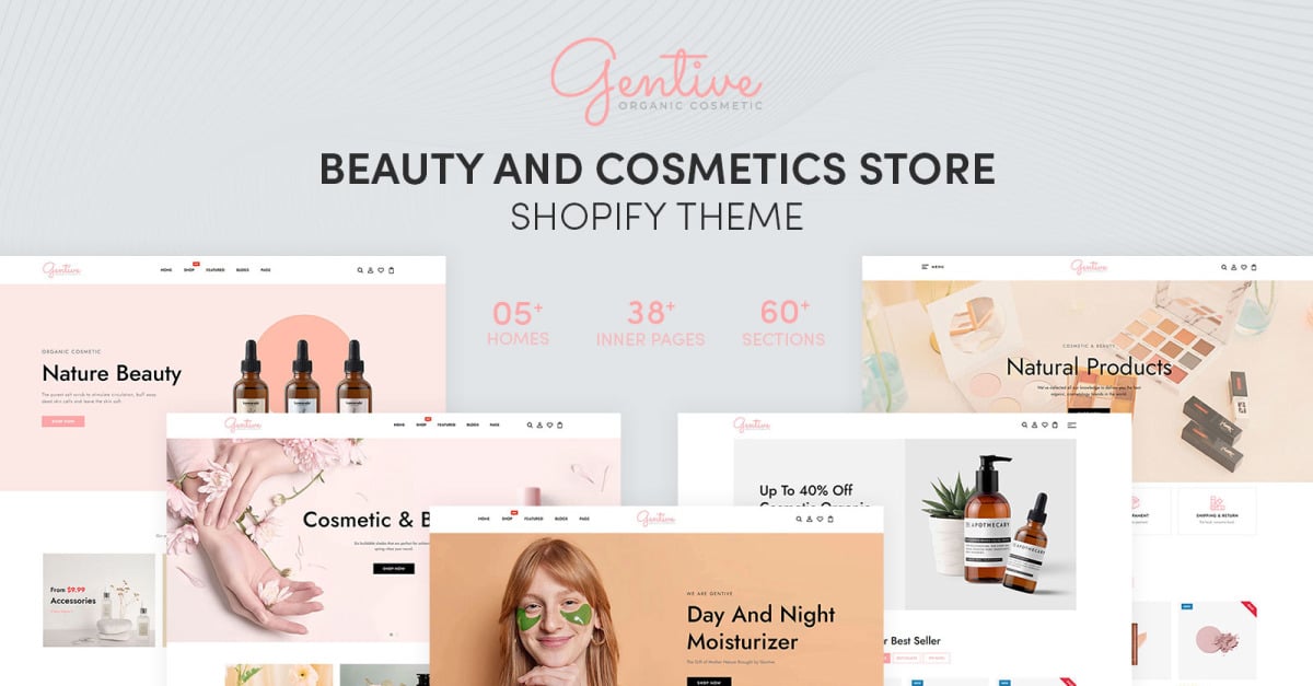 Gentive - Beauty And Cosmetics Responsive Shopify Theme