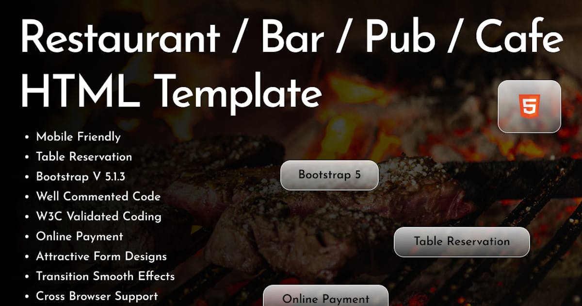 Lucha - Multipage Restaurant HTML Template