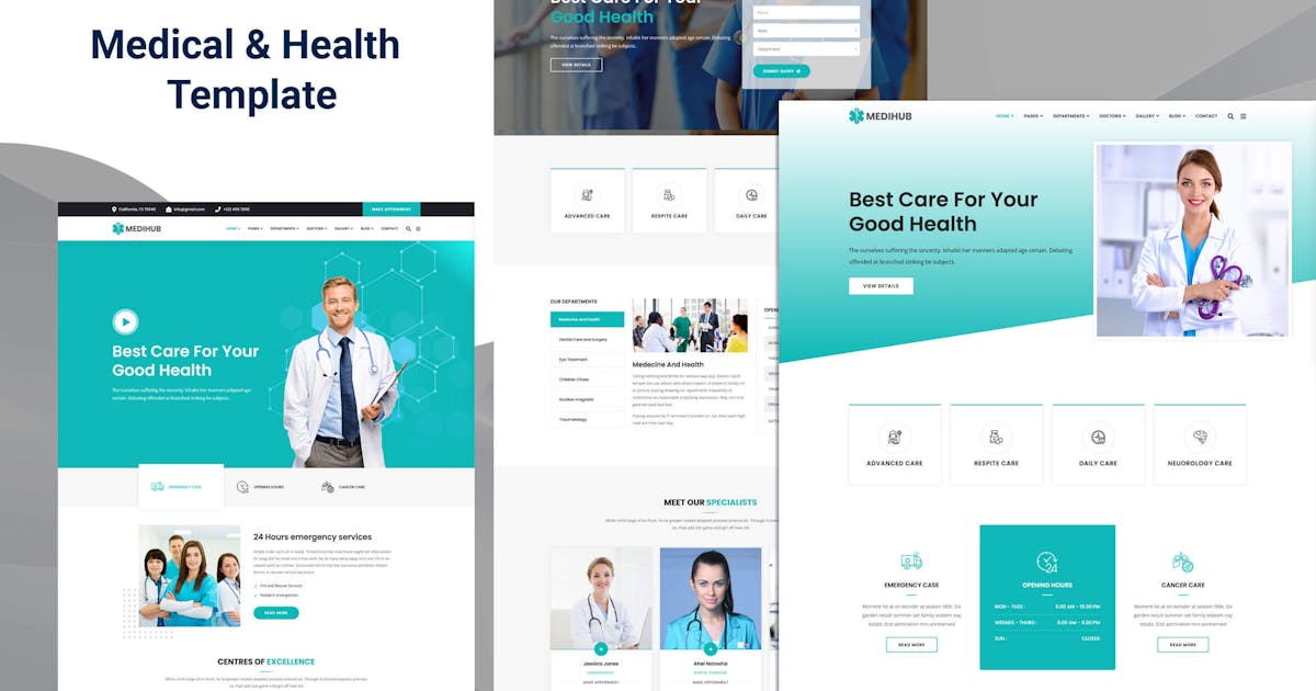 MediHub - Medical & Health Template