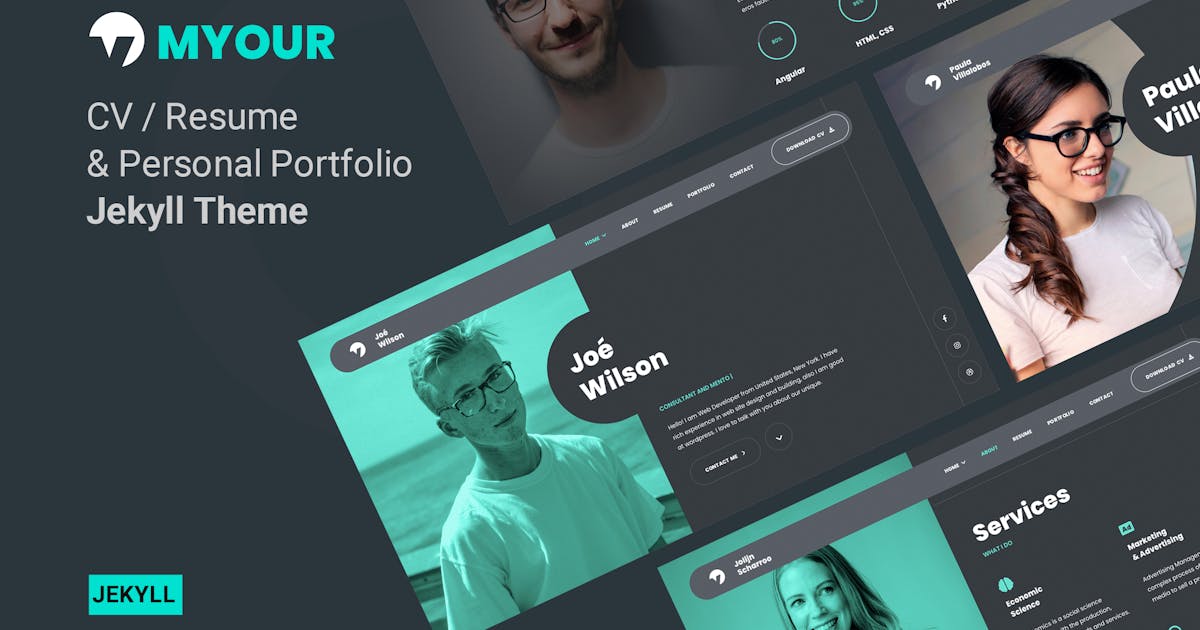 Myour - Resume CV Portfolio Jekyll Theme