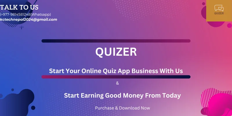 Quizer - Android Quiz App by Kctechnepal