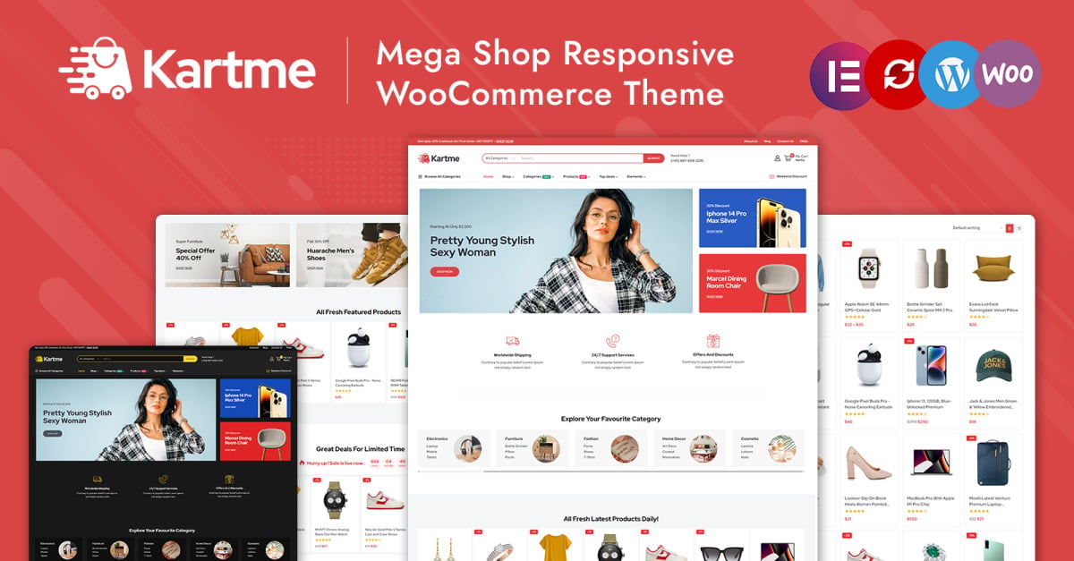 Kartme - Mega Shop Elementor WooCommerce Responsive Theme