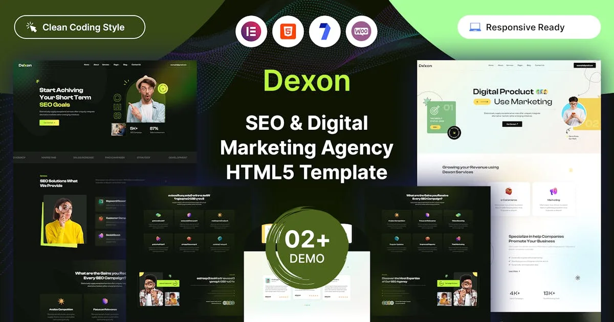 Dexon – SEO & Digital Marketing HTML5 Template