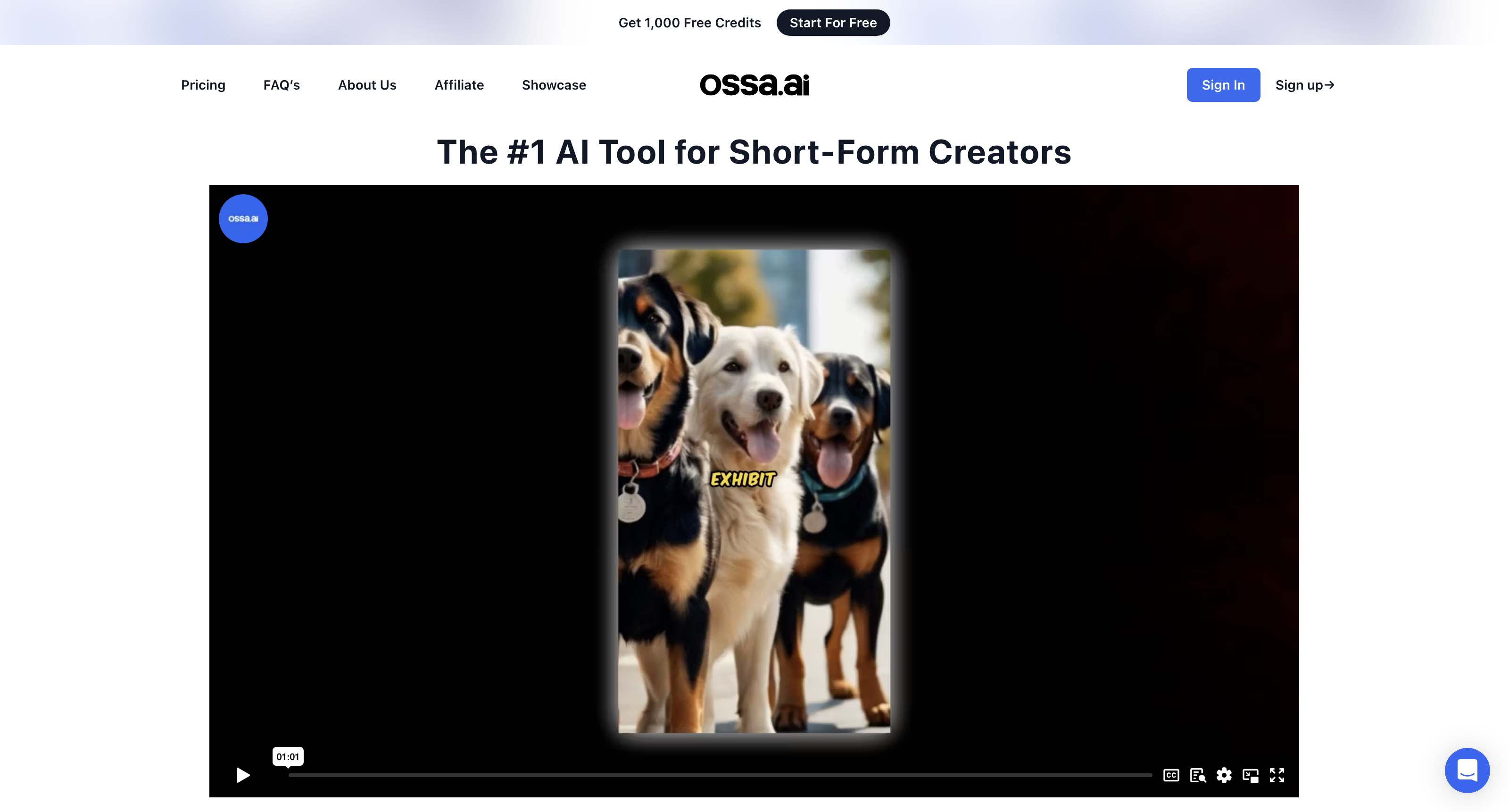 ossa.ai | Making influence accessible to everyone.