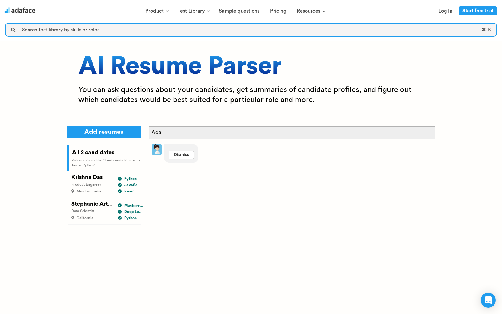 AI Resume Parser