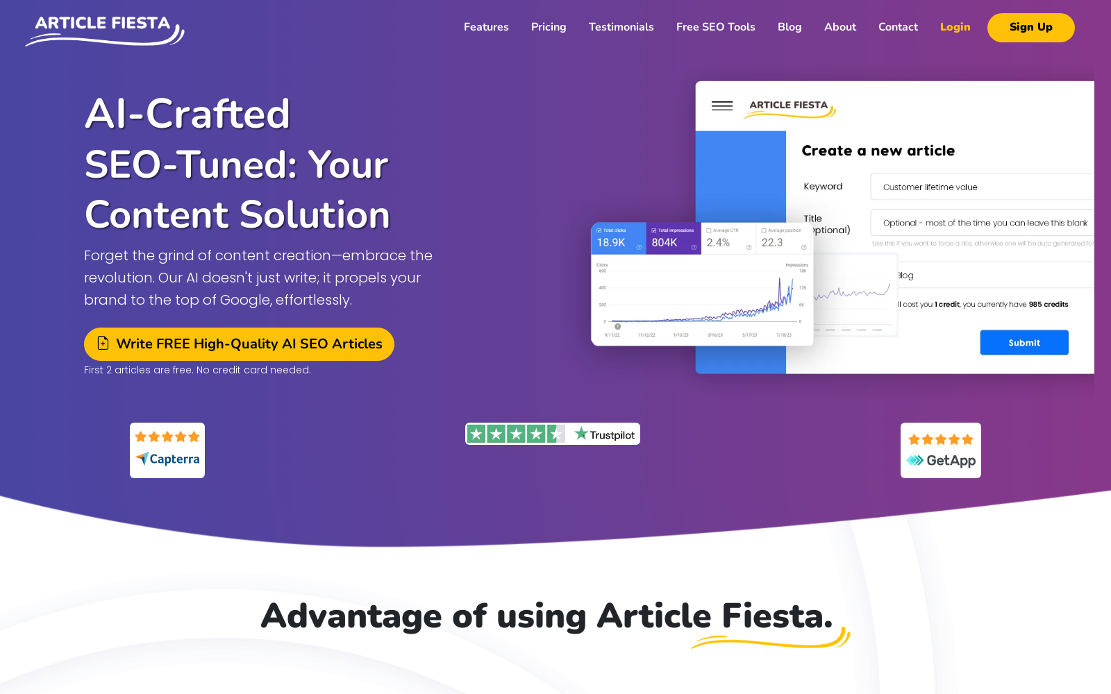 Article Fiesta - AI SEO Content Article Writer
