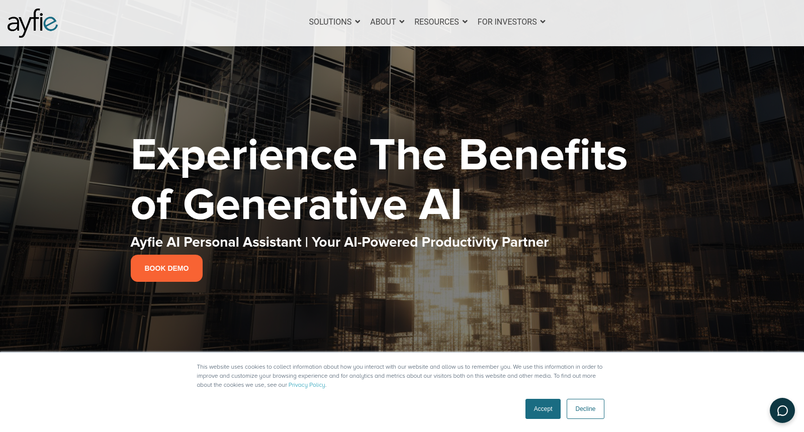 Ayfie AI Personal Assistant Powered by ChatGPT