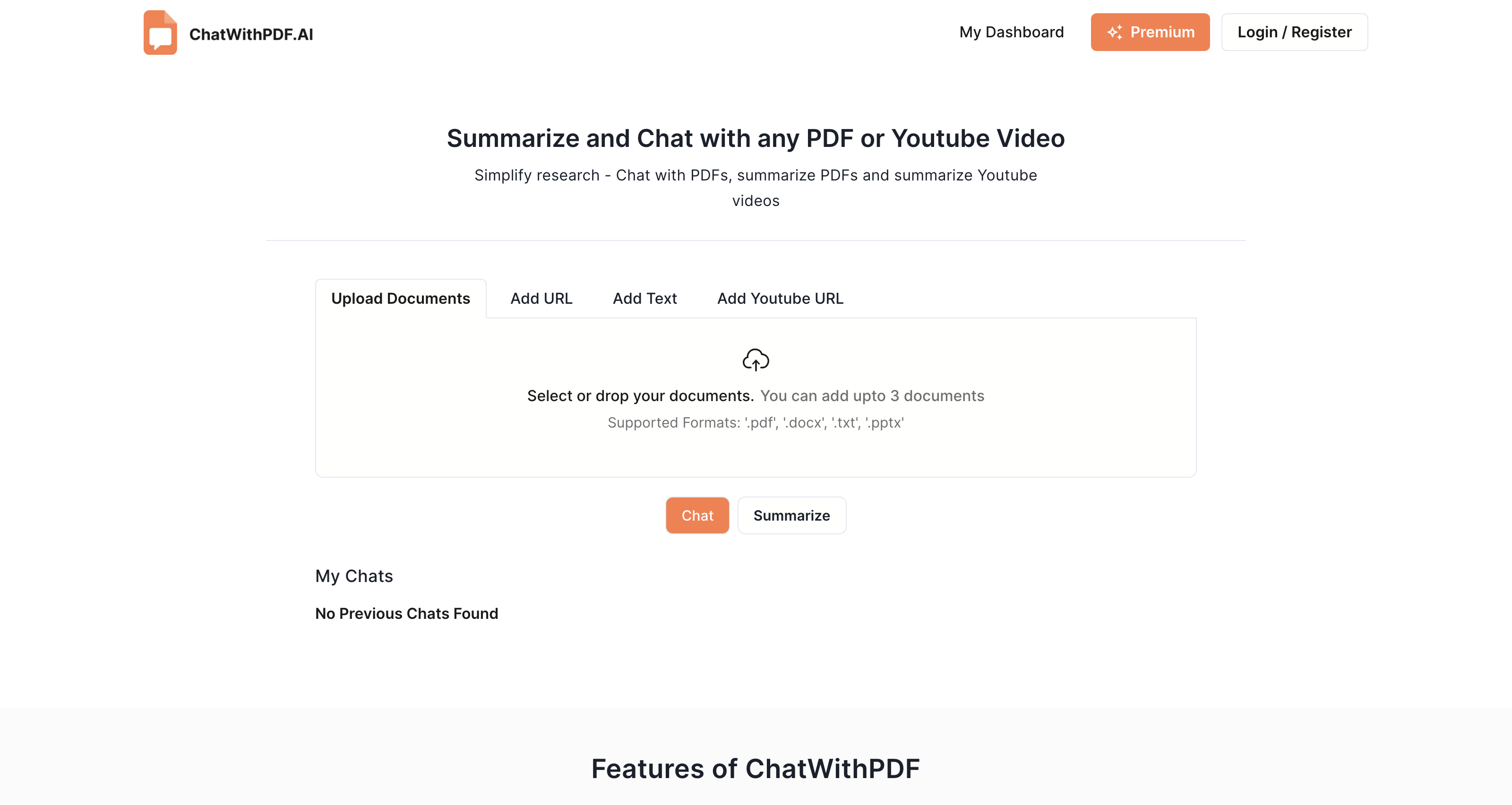 Chat With PDF or Document | ChatWithPDF