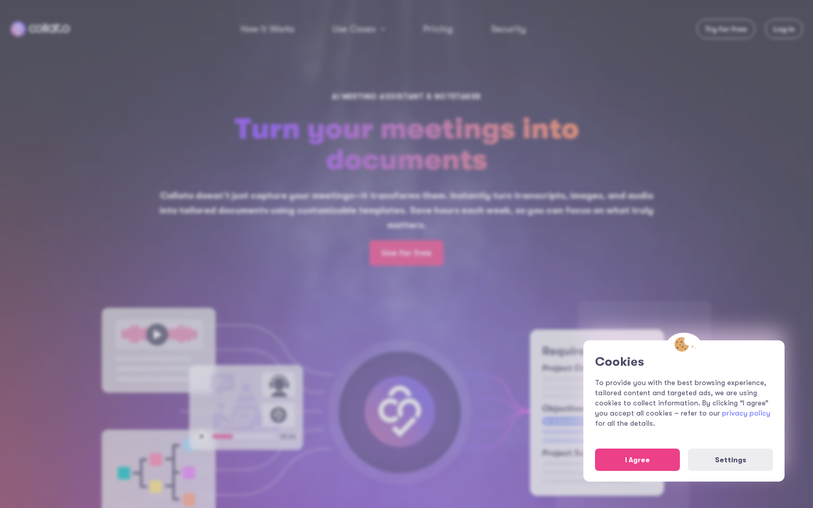 AI Notetaker & Document Generator | Collato