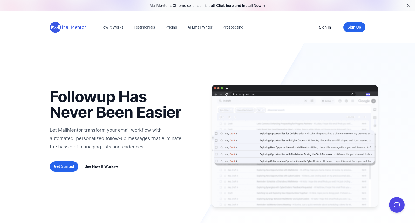 MailMentor - Find and connect with more prospects