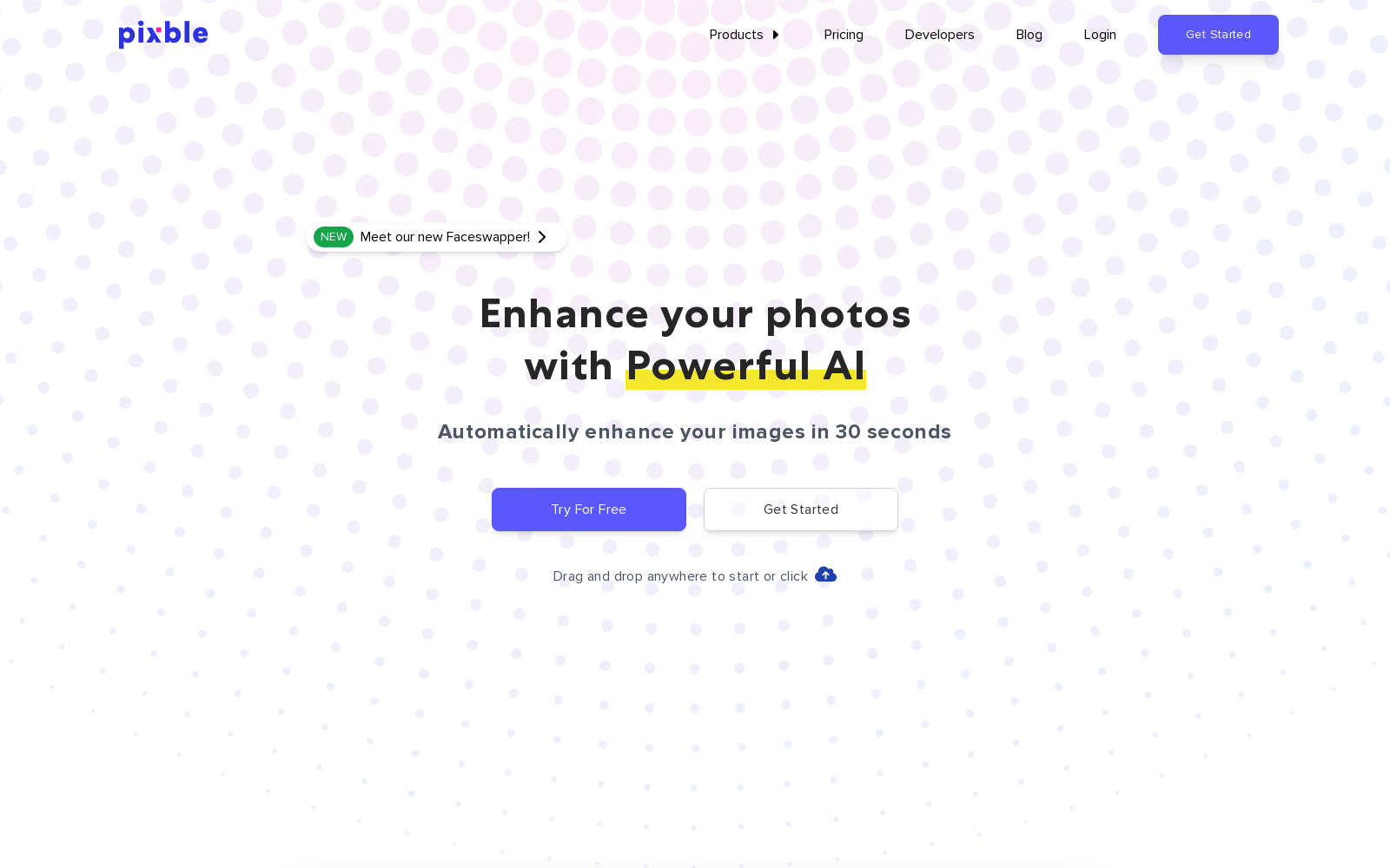 Pixble - Hassle Free AI Photo Enhancer Online | Enhance Your Photos Quality Instantly