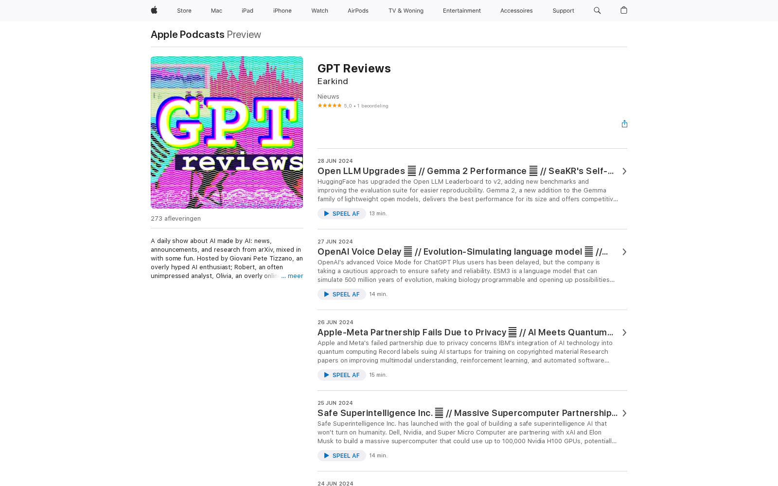 ‎GPT Reviews op Apple Podcasts