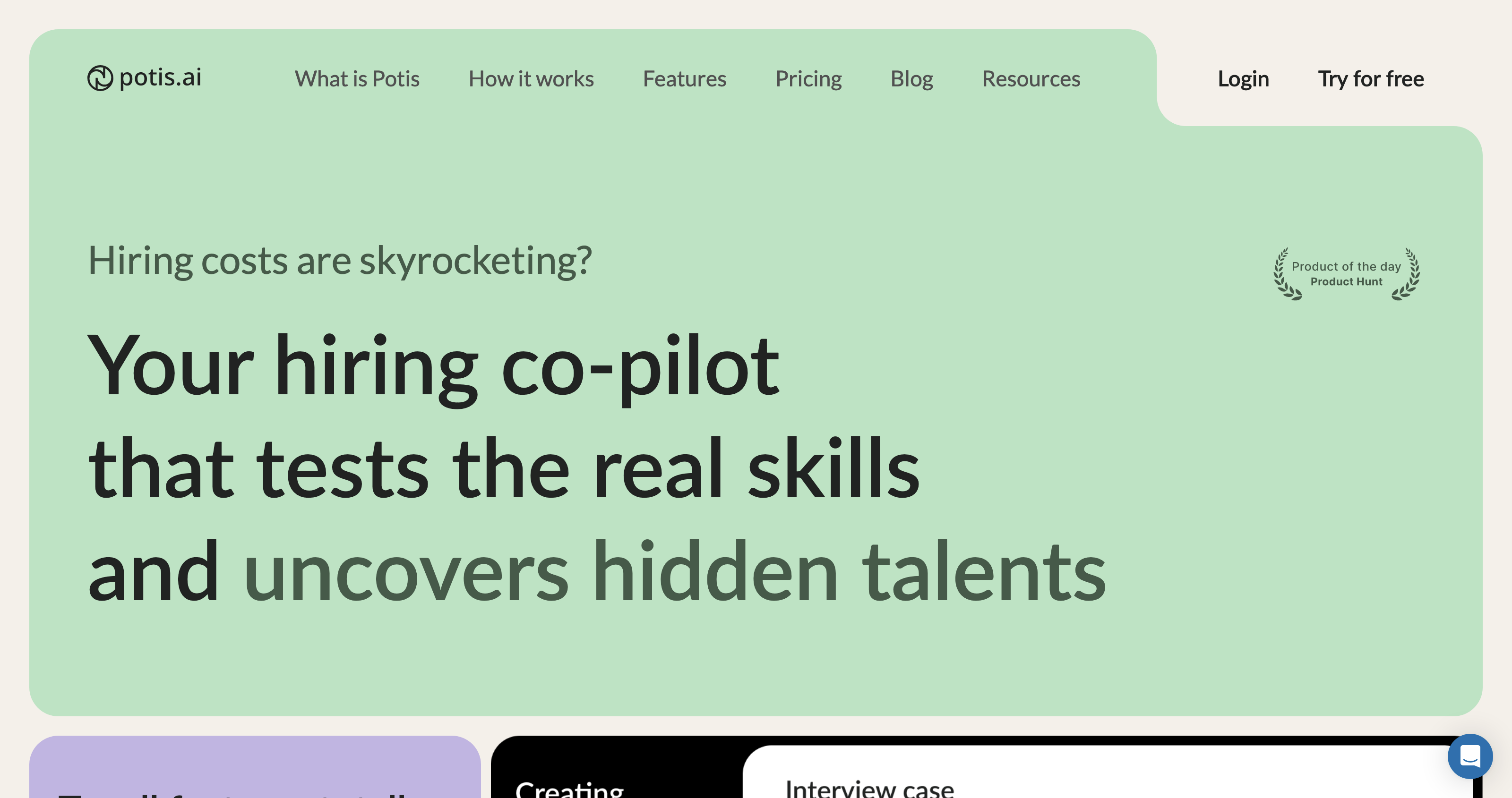 Potis.AI | Your Hiring Copilot