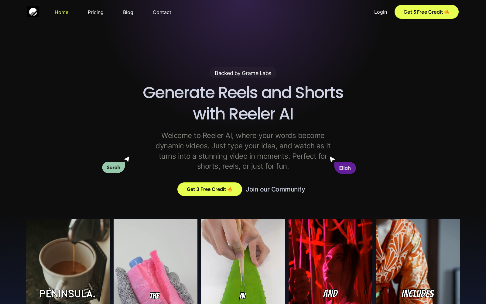 home - Reeler AI