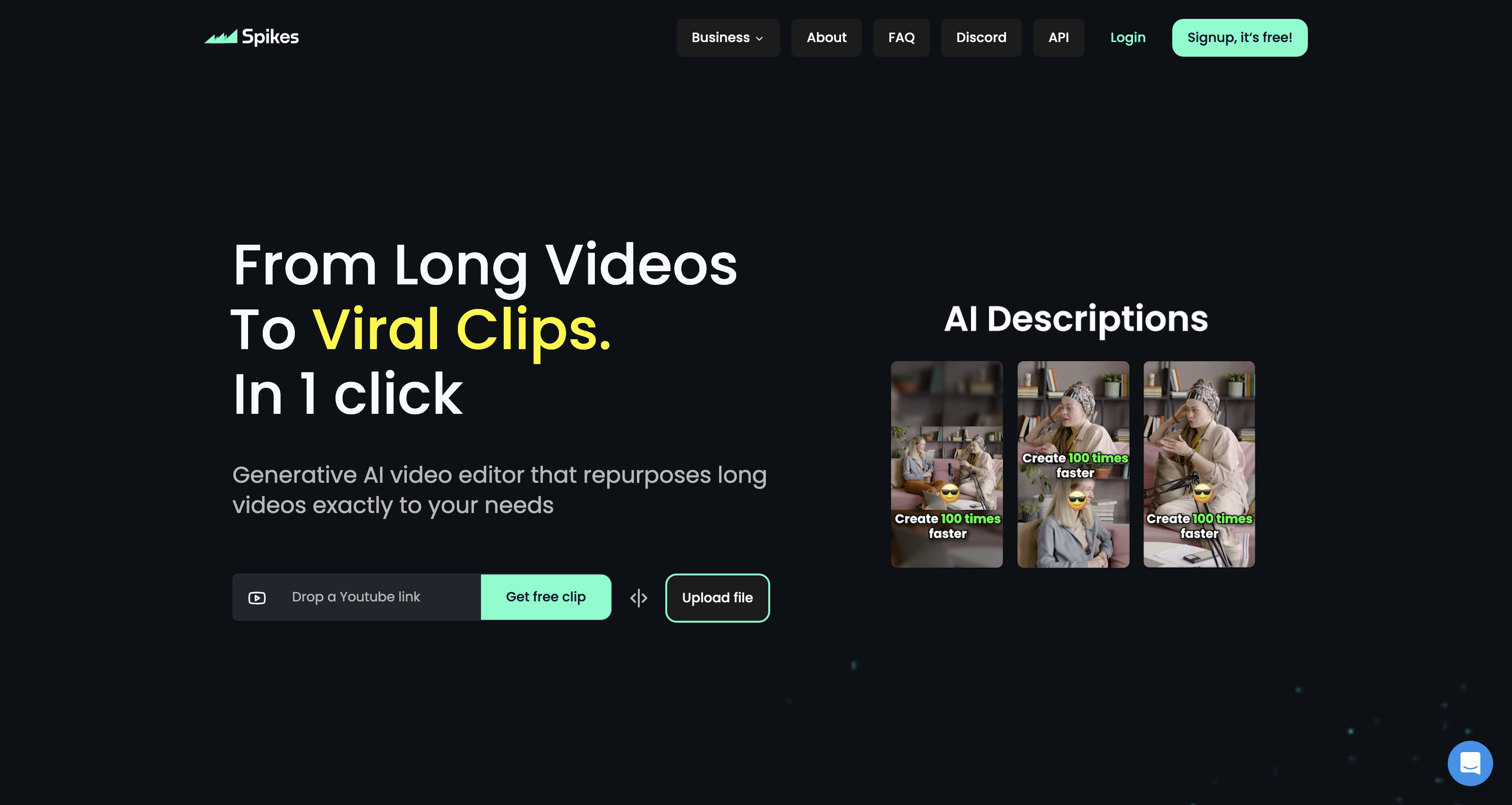 Spikes Studio | Ai clip generator for YouTube Twitch TikTok & Reels