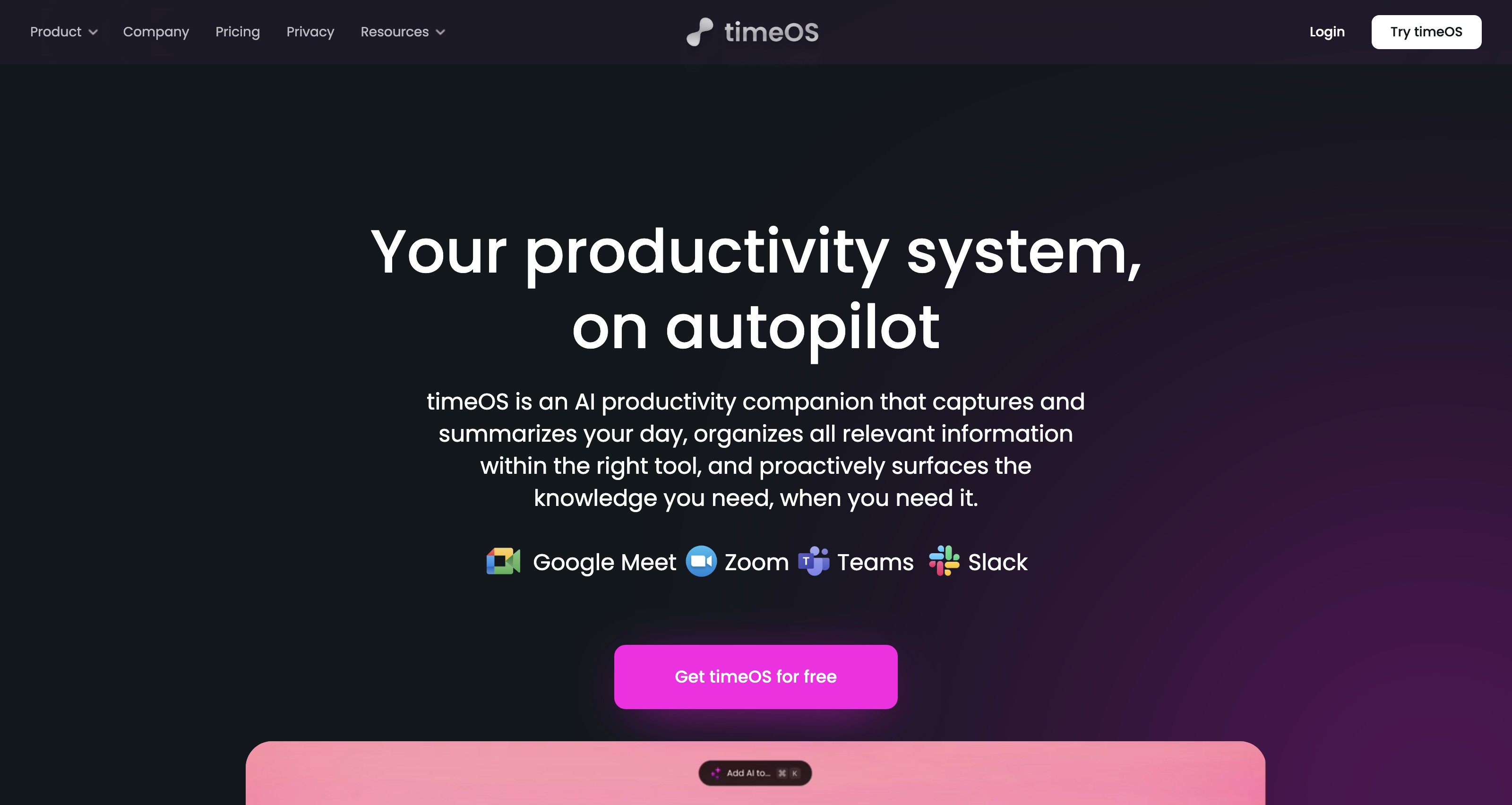 timeOS